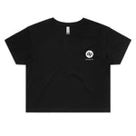 Load image into Gallery viewer, Coffee Then Hustle - Women's Crop Tee