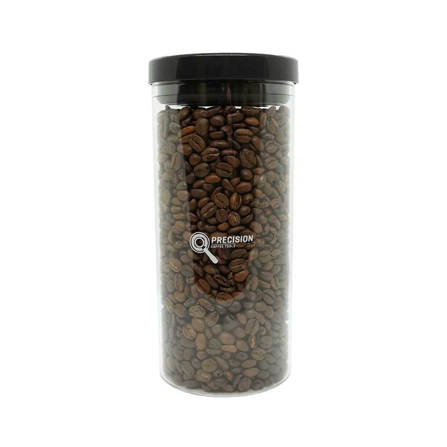 Glass Coffee Container with airtight lid